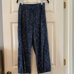 Athleta Blue Wide Leg Pants